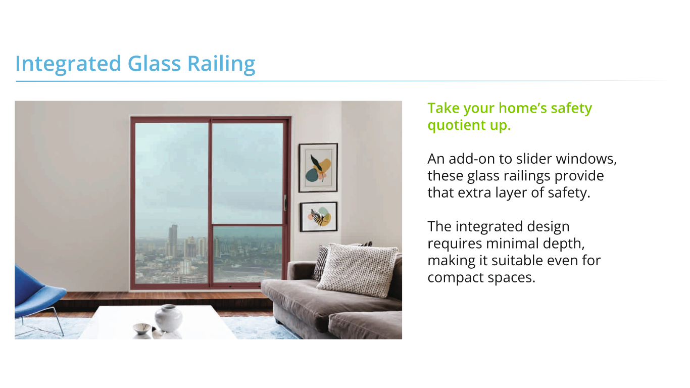 Integrated Glass Railing